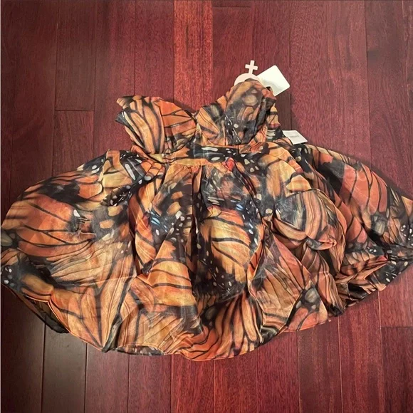 Selkie Blue Moon Monarch Mini Dress NWT - Picture 3 of 5